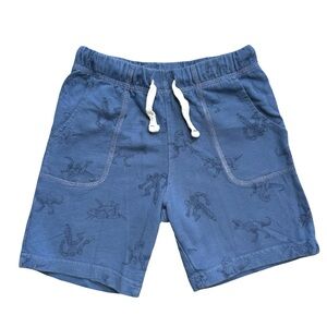 Carter's 5T Boys blue cotton pull on Dinosaur robots pull on shorts